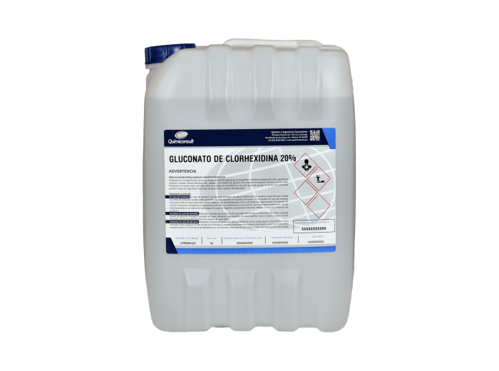 GLUCONATO DE CLORHEXIDINA 20% GRADO USP