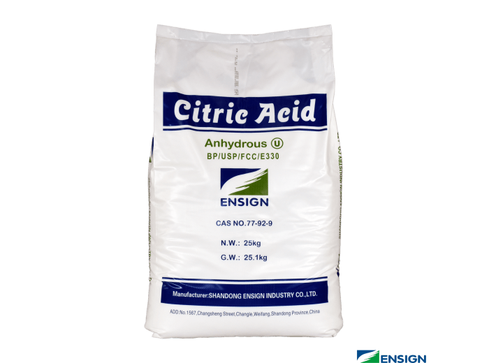 ACIDO CITRICO ANHIDRO ENSIGN® GRADO ALIMENTICIO