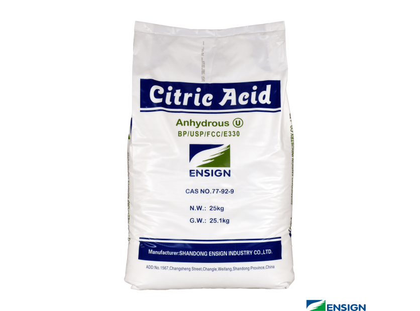 ACIDO CITRICO ANHIDRO ENSIGN® GRADO ALIMENTICIO