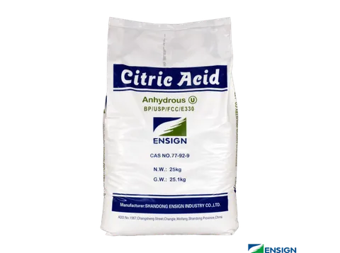 ACIDO CITRICO ANHIDRO ENSIGN® GRADO ALIMENTICIO