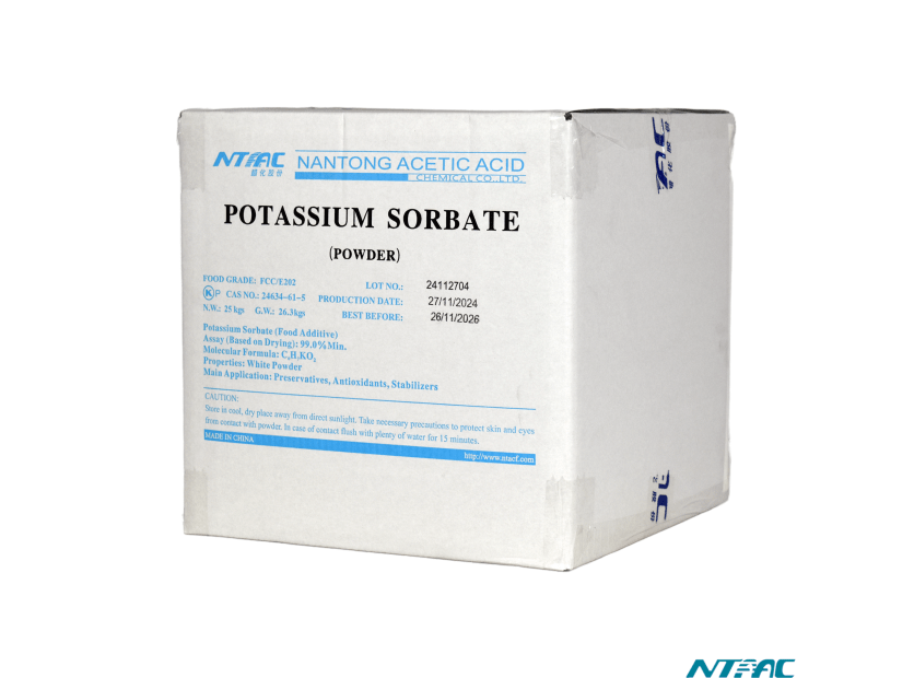 SORBATO DE POTASIO NANTONG ACETIC ACID® GRADO ALIMENTICIO