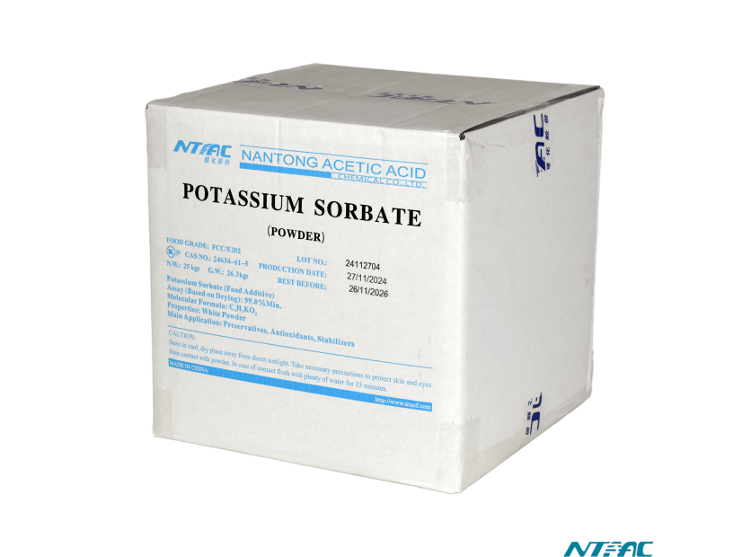 SORBATO DE POTASIO NANTONG ACETIC ACID® GRADO ALIMENTICIO