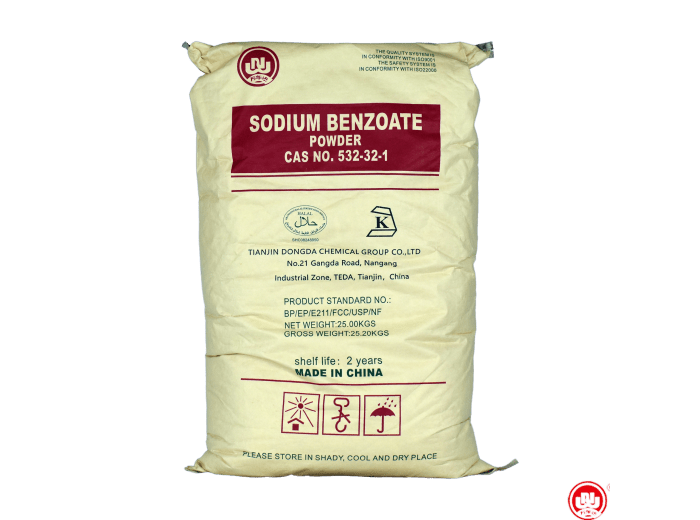 BENZOATO DE SODIO TIANJIN DONGDA CHEMICAL GROUP® GRADO ALIMENTICIO