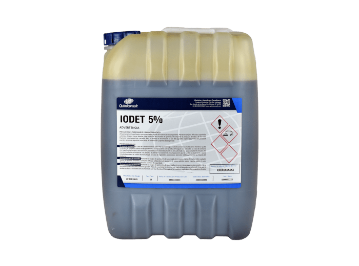 IODET 5% YODOFORO CONCENTRADO PARA DESINFECCION
