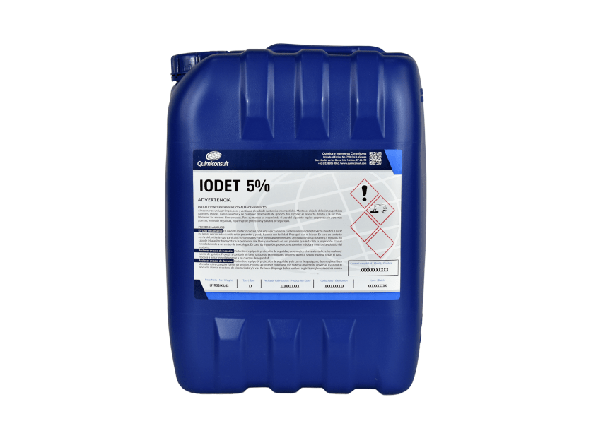 IODET 5% YODOFORO CONCENTRADO PARA DESINFECCION