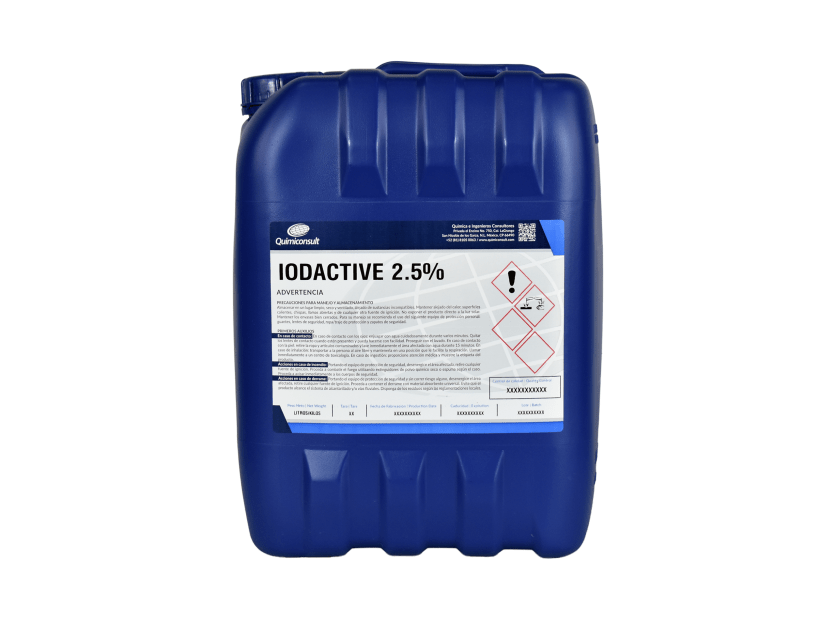 IODACTIVE 2.5% SOLUCION DE YODO DESINFECTANTE