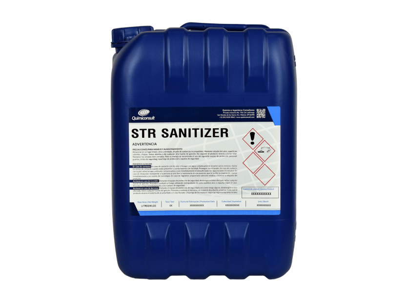 STR SANITIZER ACIDO DESINFECTANTE CIP PARA EQUIPO EN ALIMENTOS Y BEBIDAS