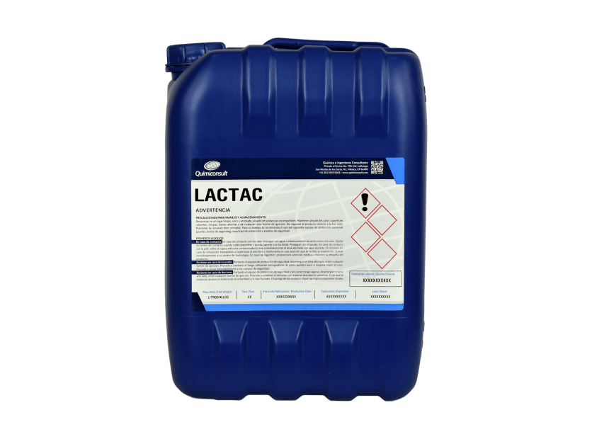 LACTAC ACID DETERGENT FOR REMOVAL OF ORGANIC MATTER AND SCALE