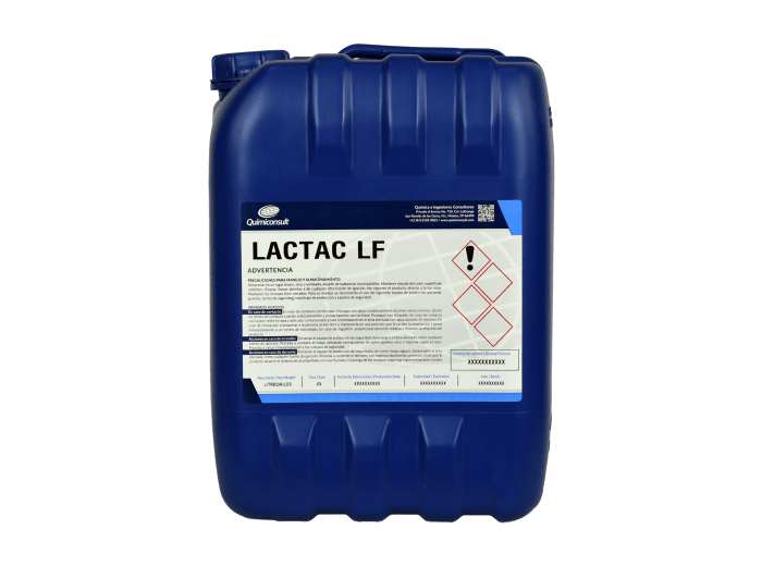 LACTAC LF DETERGENTE ACIDO CIP PARA REMOCION DE MATERIA ORGANICA E INCRUSTACIONES