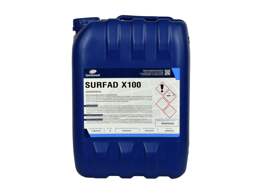 SURFAD X100 SURFACTANTE CON ALTA ESTABILIDAD Y COMPATIBILIDAD CON YODO