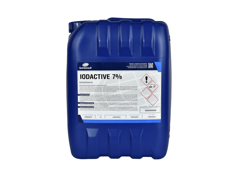 IODACTIVE 7% YODOFORO PARA DESINFECCION DE SUPERFICIES